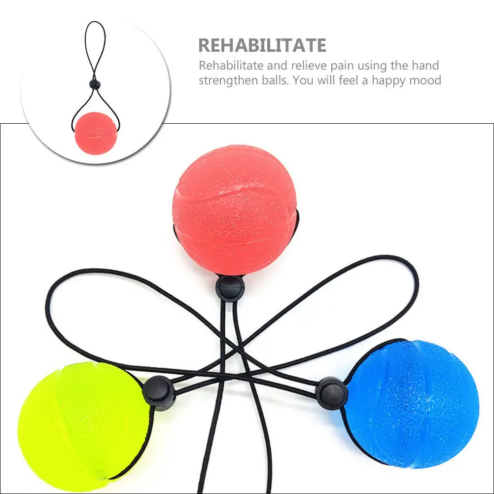 Hand Grip Ball Grip Strengthen Round Ball Premium Tpe Material Stress Relief Hand Exercise Finger Training Strength Trainer
