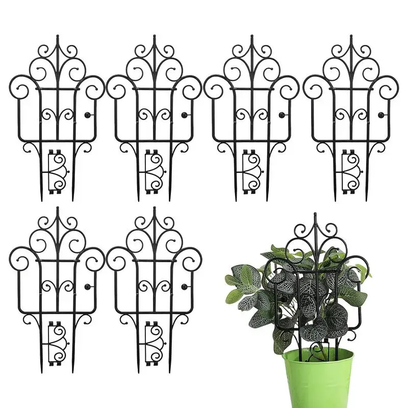 

Trellis For Climbing Plants 6 Pack Potting Stand DIY Climbing Stand Stackable Garden Trellis Cucumber Trellis for Climbing Plant