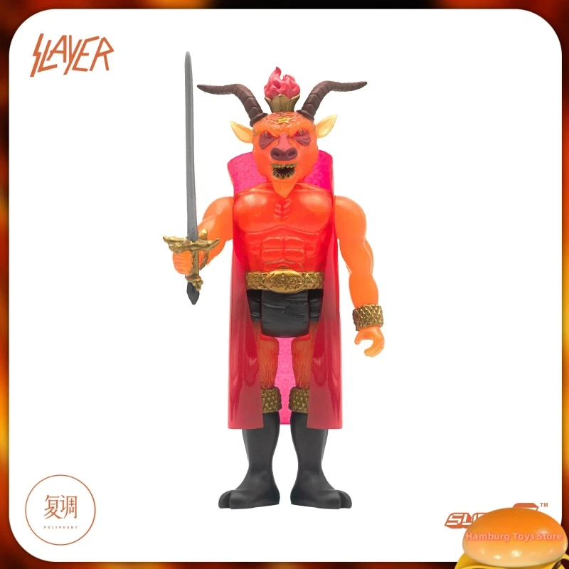 

In Stock Super7 Slayer Born of Fire Music ReAction Figures Toy Collection Gift Boy Halloween Birthday