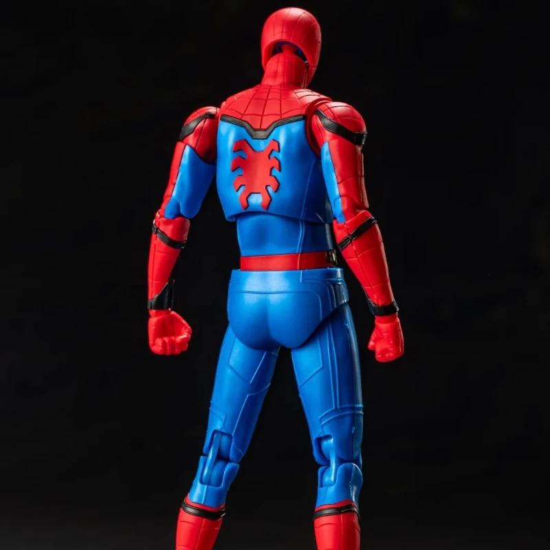 マーベル 1/12 スタークスーツ スパイダーマン プラスチック組み立てモデルキット アニメアクションフィギュア 可動フィギュアおもちゃ 男の子の装飾ギフト