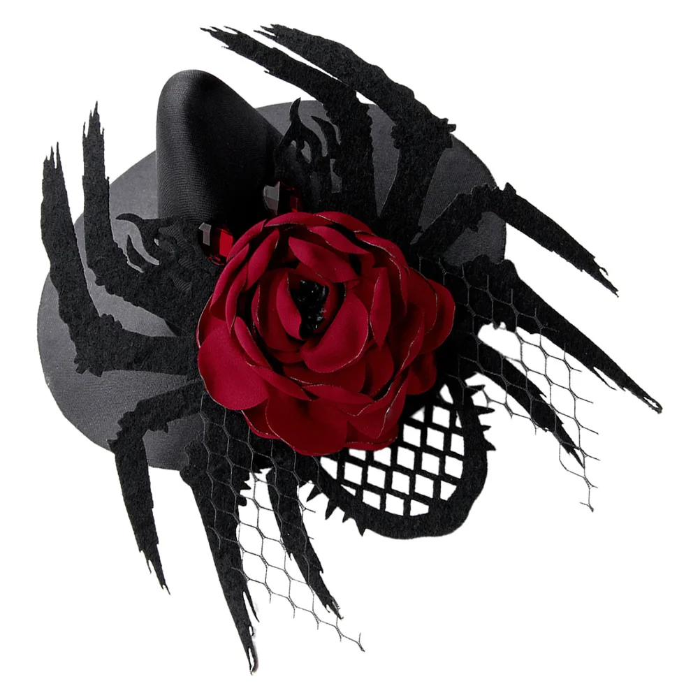 

Vintage Halloween Spider Fascinator Hair Clip One Size Elegant Headpiece for Wedding Party Tea Party Cosplay Hair Accessory