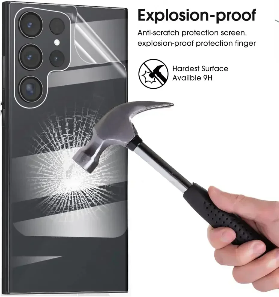 2-4 قطعة ماتي هيدروجيل فيلم لسامسونج غالاكسي S25 S24 S23 S22 S21 S20 الترا زائد FE حامي الشاشة الفيلم الخلفي لا الزجاج