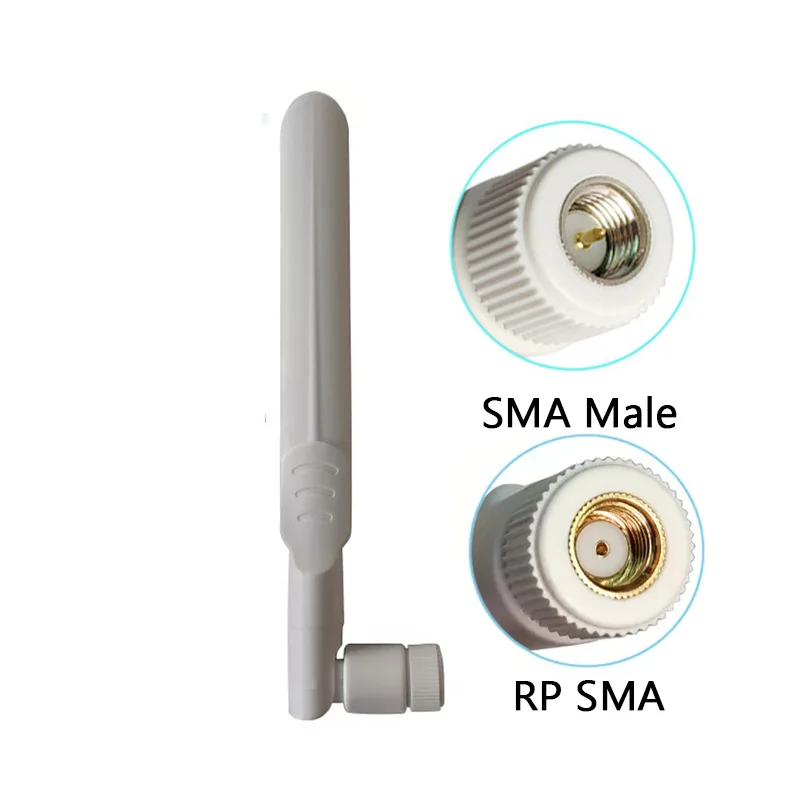 GWS 1 2PCS 2.4GHz 5.8Ghz Antenna 5dBi RP-SMA Male Connector Dual Band wifi Antena aerial SMA female wireless router IOT