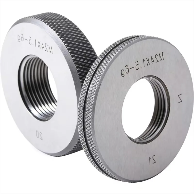 Calibration Certificate Go No Go Ring Thread Plug Gauge GCr15 Material Accuracy 0.01mm RNH Brand H6 Class 1 Year Warranty