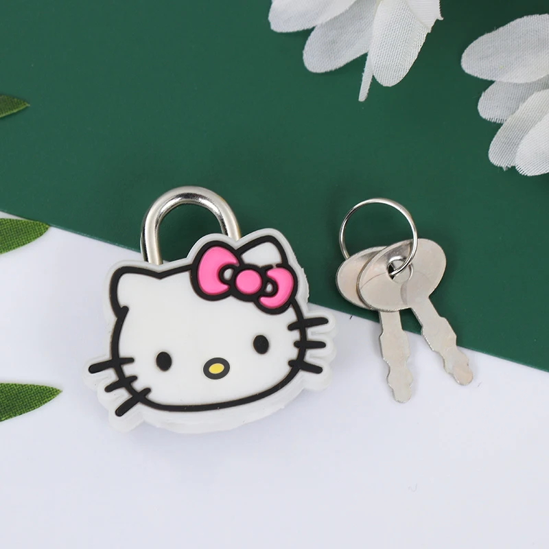 Sanrio Hello Kitty Padlock Mini Locks for Luggage Case Locker Creative Cute Cartoon Student Anti-Theft Drawer Lock Children Gift