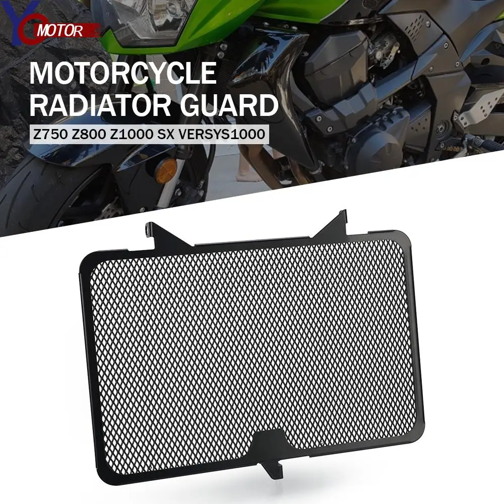 

For Kawasaki Z750 Z750S Z800 Z1000SX Z1000 Versys 1000 Ninja 1000SX Radiator Grill Guard Protection Cover Motorcycle Accessories