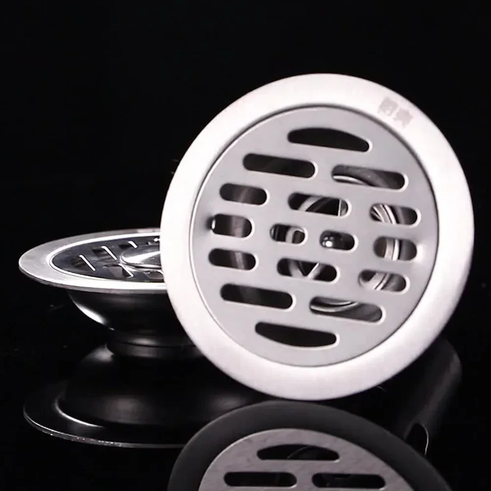 Stainless Steel Floor Drains Anti-odor Drainer Shower Strainer Cover Bathtub Ground Leakage Kitchen Bathroom Hardware Accessorie