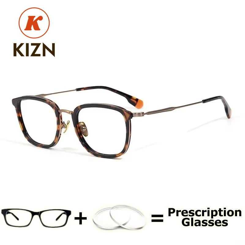 

Мужские очки KIZN: Мультифокальные прогрессивные очки для чтения с широкими линзами, фотохромные, с защитой от синего света, для коррекции близорукости