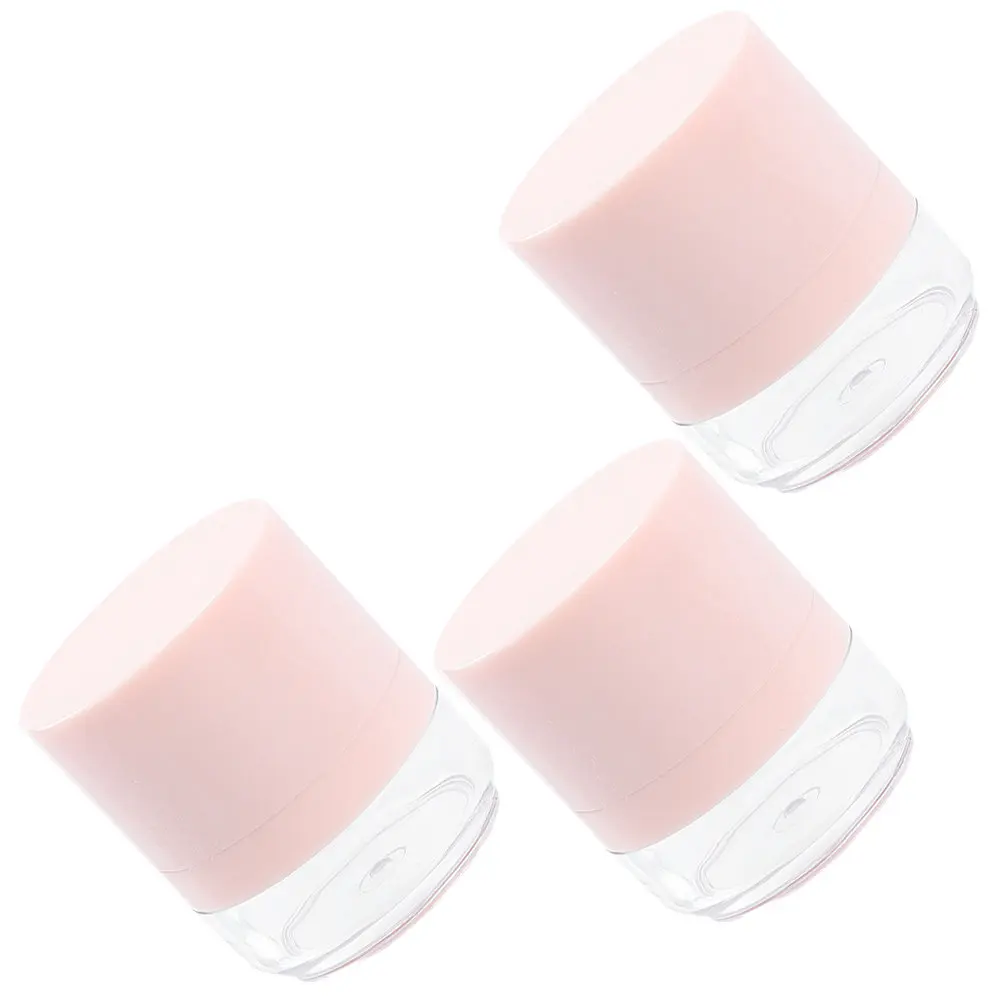 

Набор из 3 многоразовых пустых футляров для рассыпчатой пудры с мягкой пуховкой для тела, макияжа, путешествий, компактный многоразовый контейнер для пудры