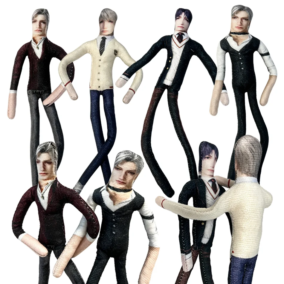 Hot Sale Love And Deepspace Xavier Zayne Rafayel Sylus Cosplay Plush Cotton Doll Slender Twistable Shape Decoration Festival