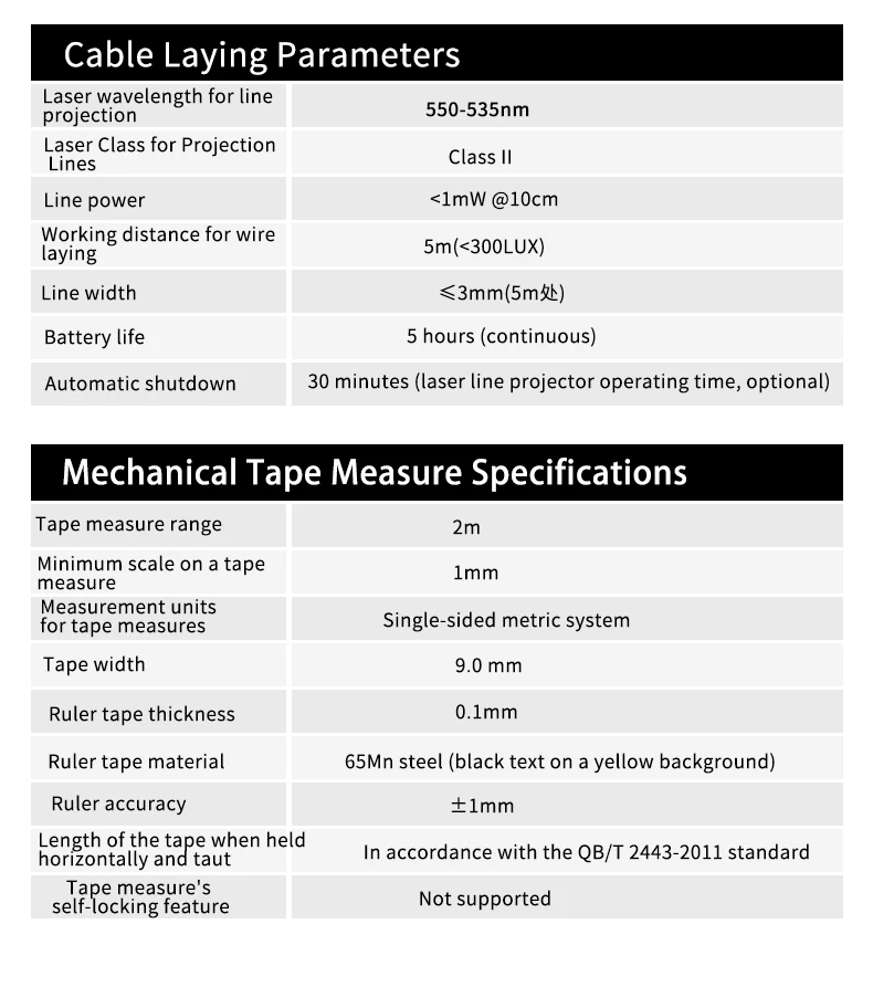 SNDWAY SW-M70L 3 In 1 Laser Distance Meter, 70m Rangefinder With 5m Tape Measure & Dual Laser Level, Construction Measuring Tool