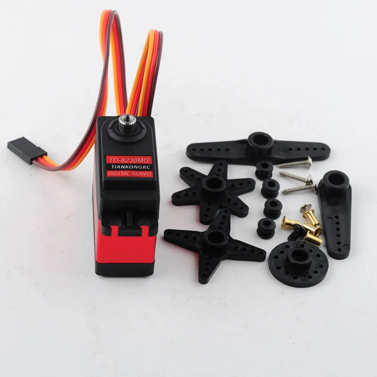 TD-8230MG digitale servo 30 kg hoog koppel 360 °   Metalen tandwiel met continue rotatie voor robot/auto/drone