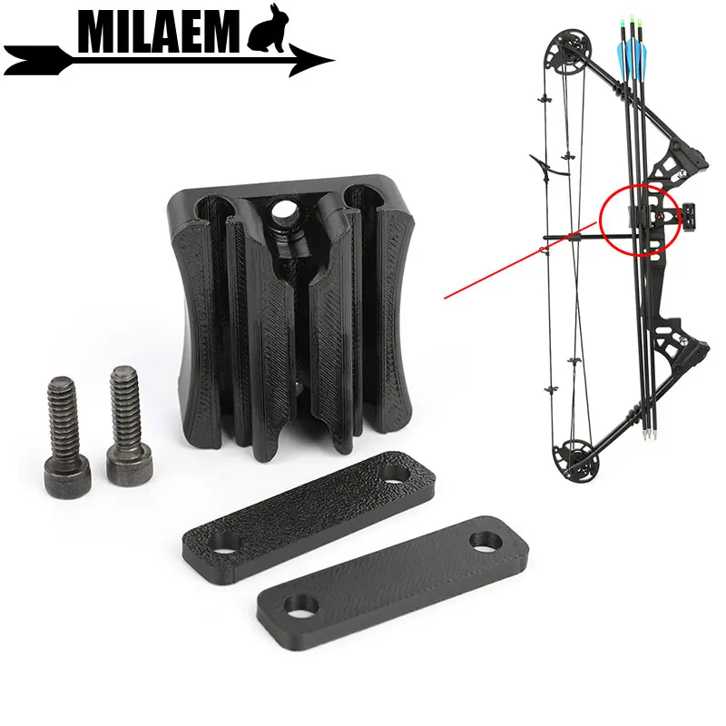 

Archery Compound Bow Simple Arrow Quiver Mounted Module for Left and Right Hand Shooting Target Hunting Bow Accessories