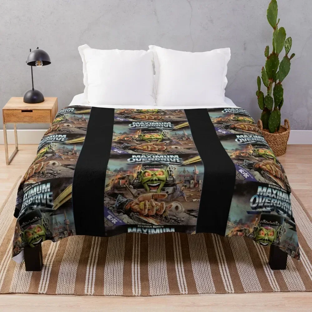 Maximum Overdrive Design Throw Blanket Thermals For Travel Thermal Hairy Blankets