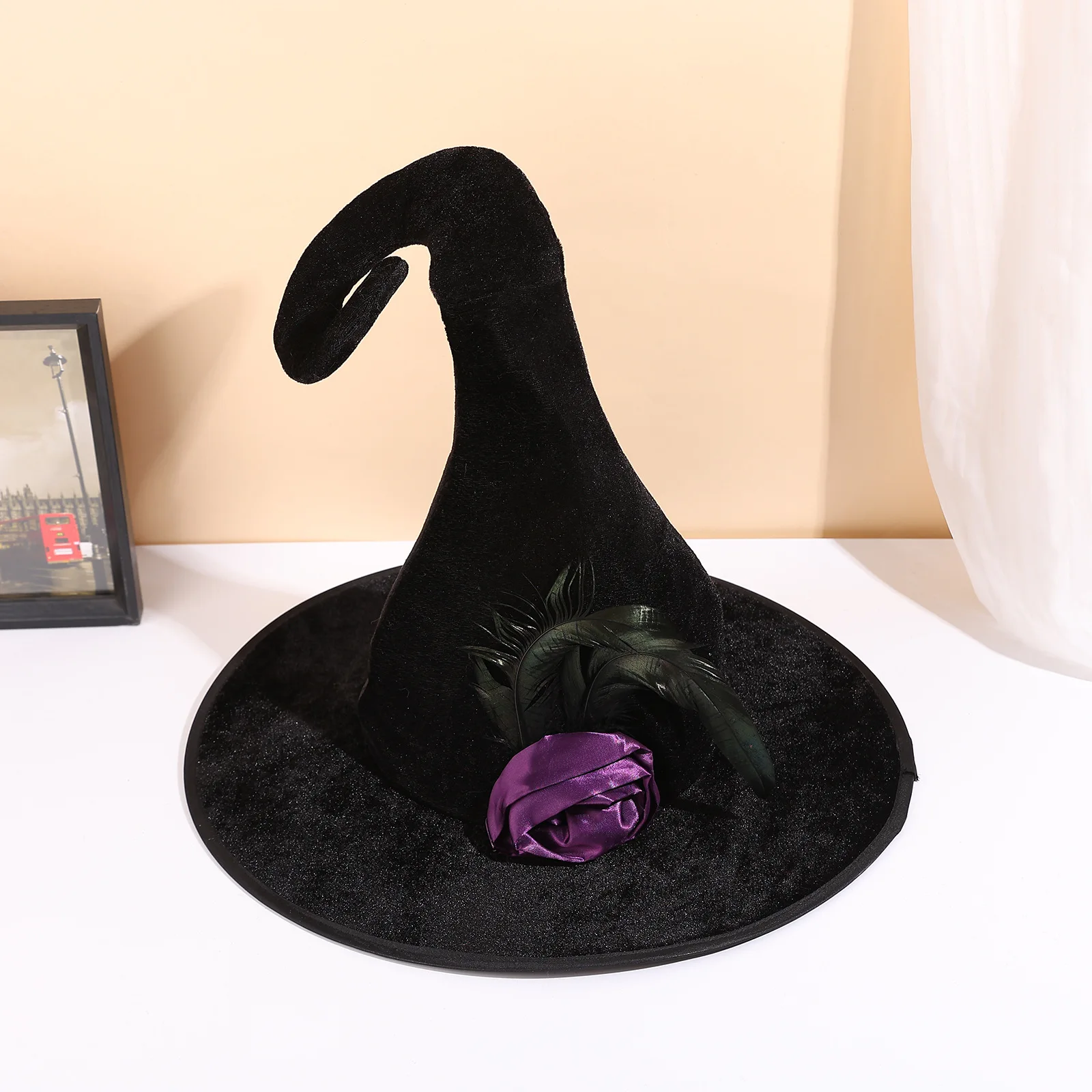 

Witch Hat Halloween Costume Dress Up Festival Ghost Party Ball Props