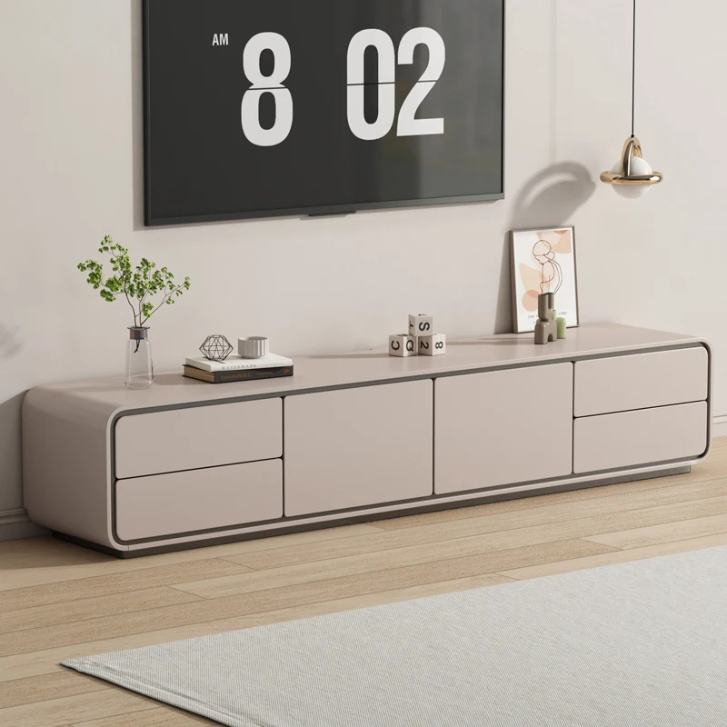 

Легкий роскошный итальянский элитный шкаф для телевизора от пола до потолка, комбинация домашнего журнального столика для гостиной