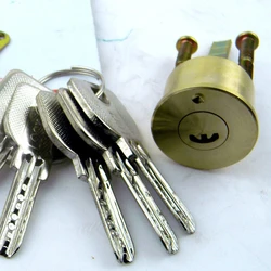 Anti-theft Door Lock Cylinder Old Style Exterior Copper Lock Core Universal Type Accessories Wooden Door Iron Door Lock