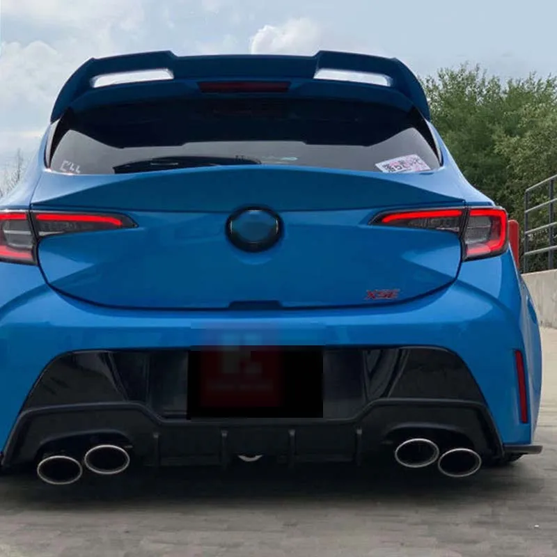 

For 2019-2023 Toyota Corolla Hatchback Rear Cover Spoiler Mid Wing Spoiler High Quality ABS Material No Disturb