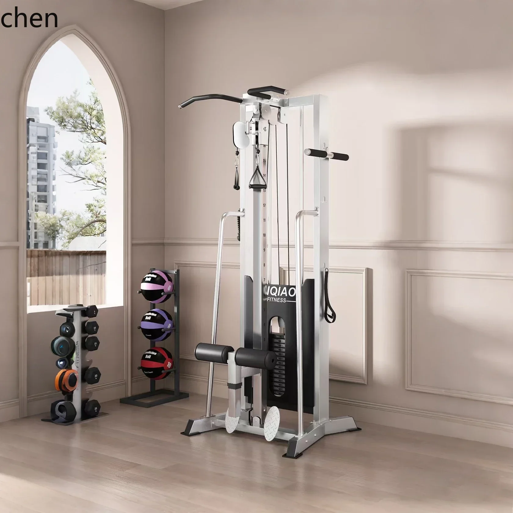 a-15unilateral bird gantry household small strength multi-function high and low pull comprehensive trainer rowing