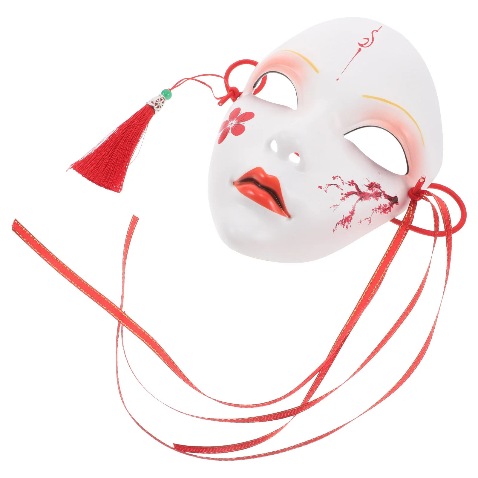 

Unpainted Party Masks for Adults Halloween Half Cosplay Accessory Decoration Chinese Style