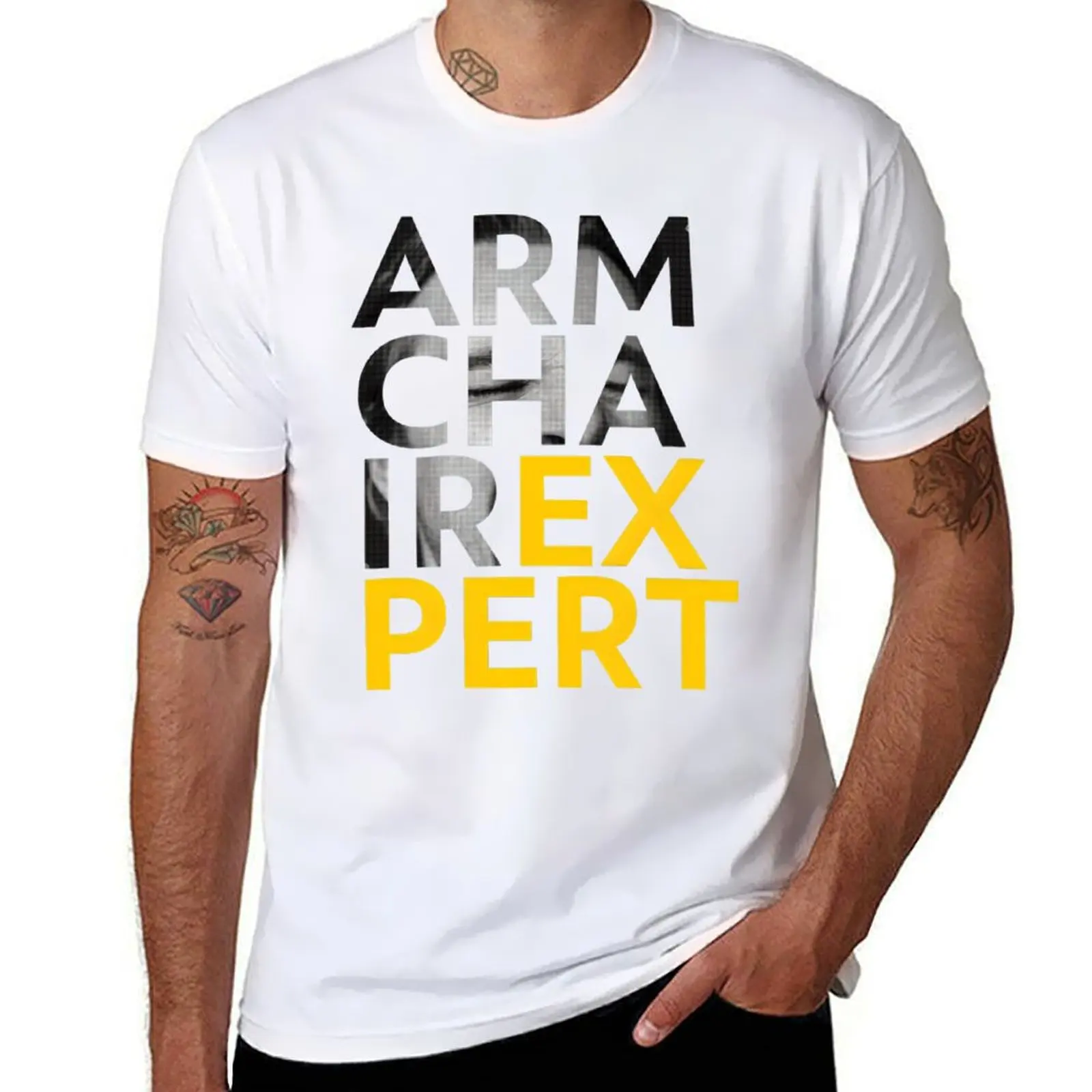 

Armchair t Expert man Monica Podcast man Expert for summer Padman T-Shirt Dax t graphic Armchair shirt shirts - Shepard