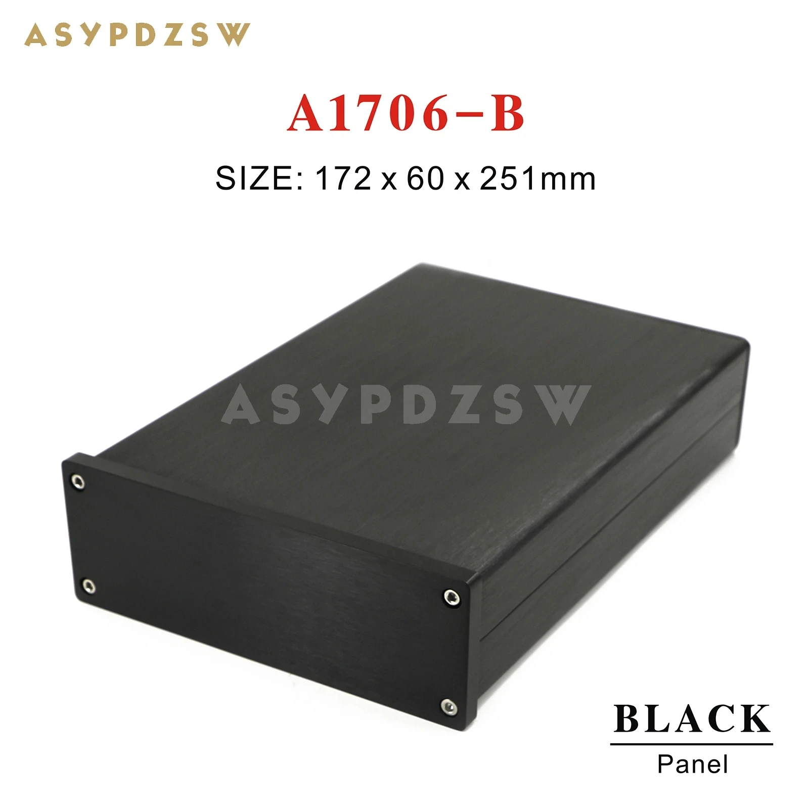 A1706-B Custodia AMP completamente in alluminio Custodia preamplificatore Telaio di alimentazione lineare Scatola DAC/PSU