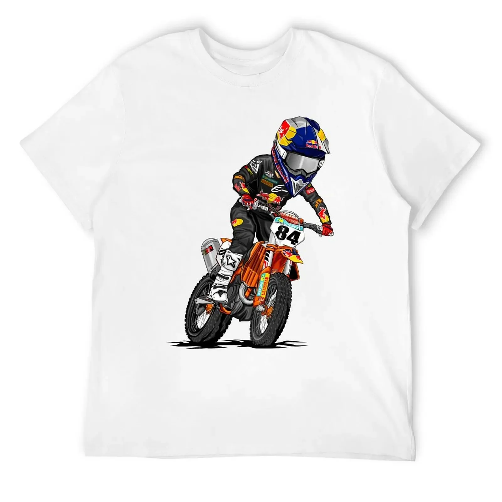 Motocross Rider 84 For Sale Tshirt Creative T-shirt Harajuku Motion Humor Aactivity Competition USA Size