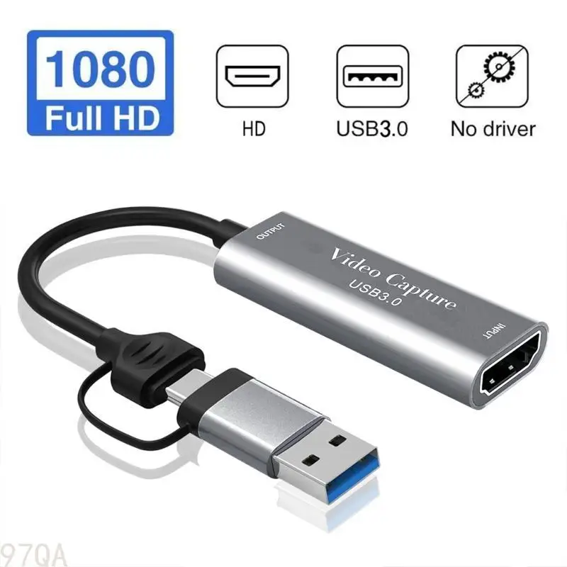 

97QA USB Type C Video Board 4K 60hz 1080P Game Video Card for Live Streaming Broadcast