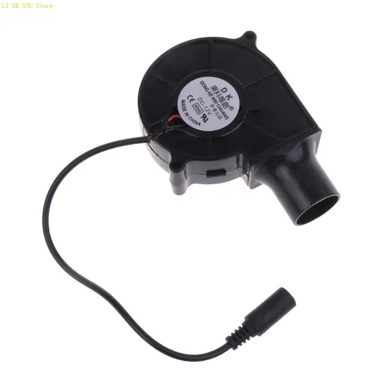 W3JE BBQ Fan Air soplador Bentilator eléctrico para para acampar aire libre barbacoa