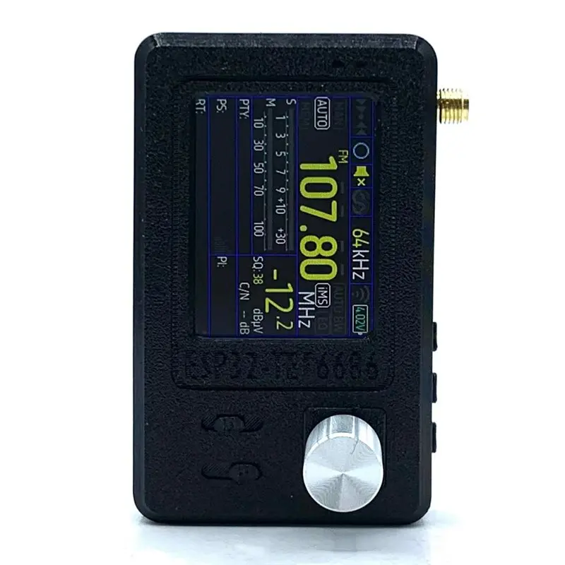 A34R Open-Source Mini TEF6686 DSP Radio ESP32 Chip Full Band FM/LW MW/SW Receiver PE5PVB