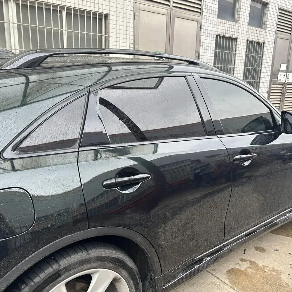

Glossy Black Chrome Delete Window Trims For Infiniti QX70 FX35 FX35 FX50 2009-2016