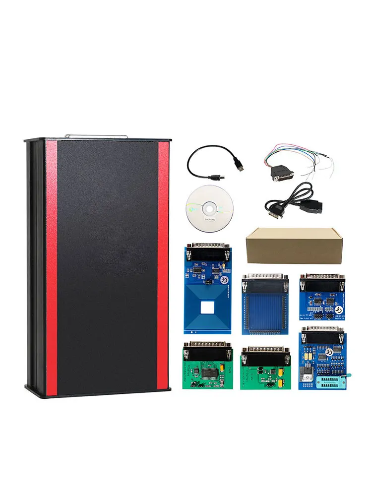 Professional Automotive Programmer, Compatible with Iprog Pro for IMMO Matching & Airbag Reset, ECU Coding + OBD Debugging