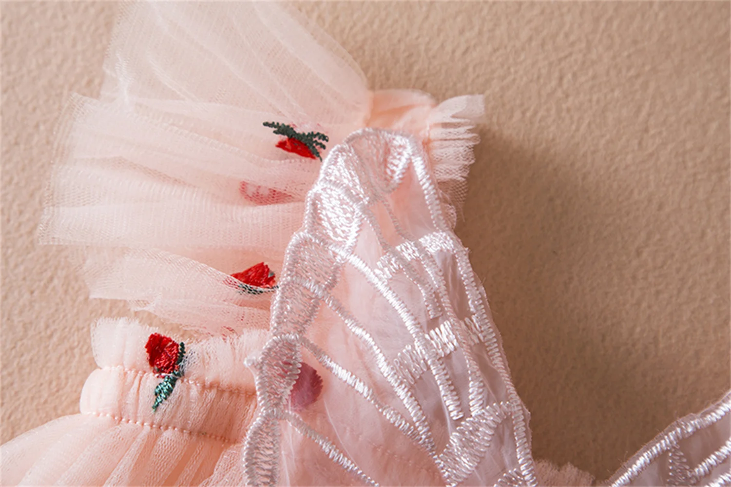 Baby Butterfly Dress with wings Cute Girl Embroidery Strawberry Summer New in Dresses Newborn Tulle Clothes For Party Birthday