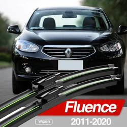 For Renault Fluence 2011-2020 Front Windshield Wiper Blades 2pcs Windscreen Window Accessories 2012 2013 2014 2017 2018 2019