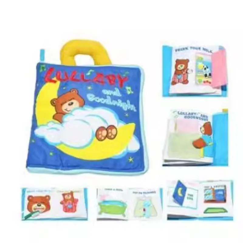 Bloem Driedimensionaal Stoffen Boek 1 Stuk Vroege Educatie Boek Handspeelgoed Baby Speelgoed Badboek Leermiddelen