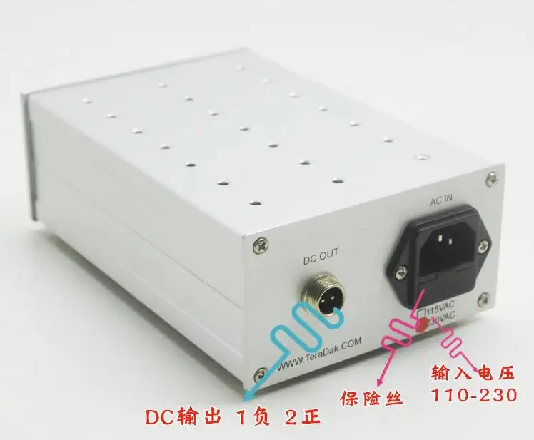 TeraDak DC-30W-SB3 DC (5V/3A) مصدر طاقة خطي للحمى