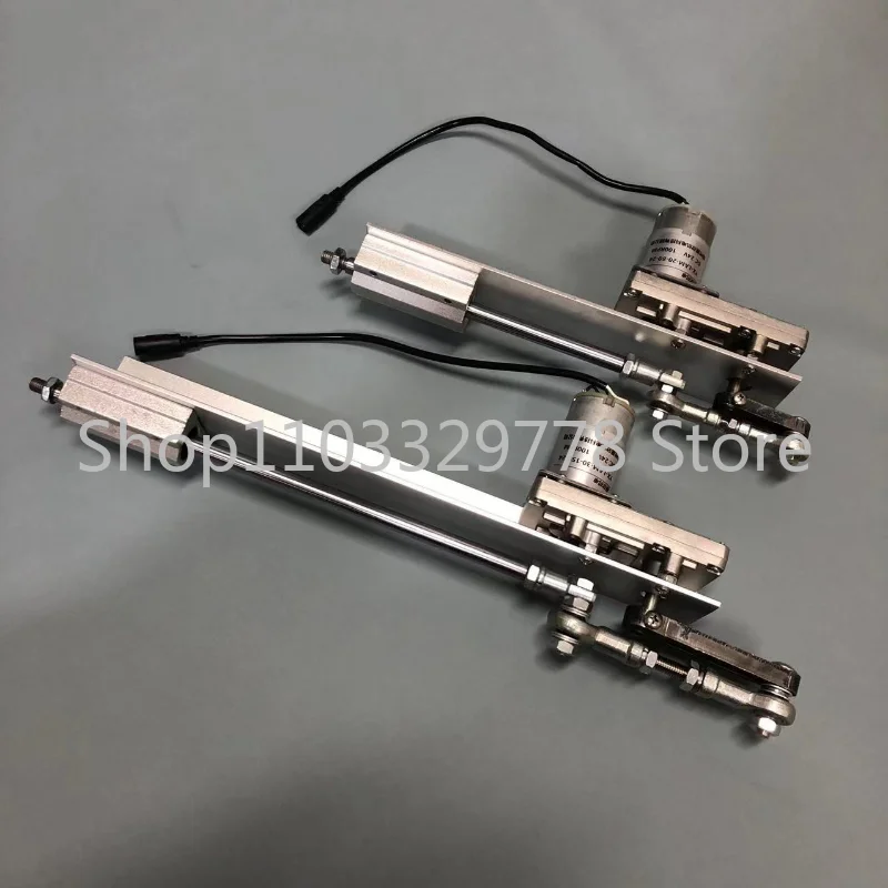 DIY Reciprocating Linear Motor Kit Aluminium Alloy Stand Speed Regulation Power Adapter