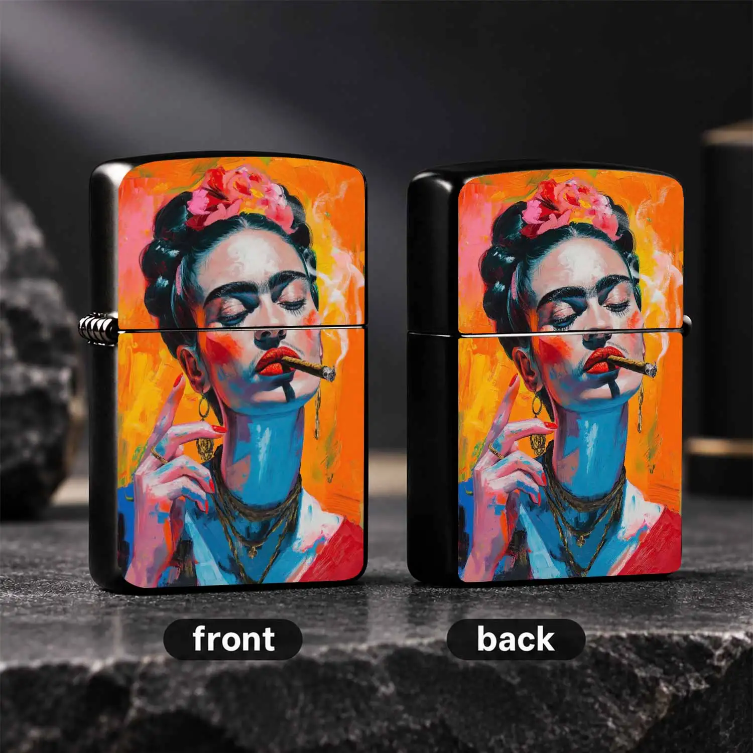 Themed Artistic Lighter, Trendy Creative Printed Portable Igniter, Suitable For Daily Use, Gatherings, Outdoor And All Scenarios, Stylish Cultural Art Piece, Ideal Gift And Practical Daily Carry Item With Unique Aesthetic Charm A Humorous A