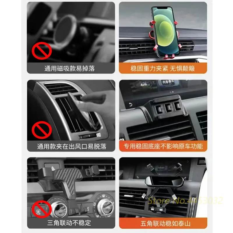 Mobile Phone Holder For Volkswagen Golf 8 MK8 2021-2023 Adjustable Special Mount GPS Support Bracket Car Accessories