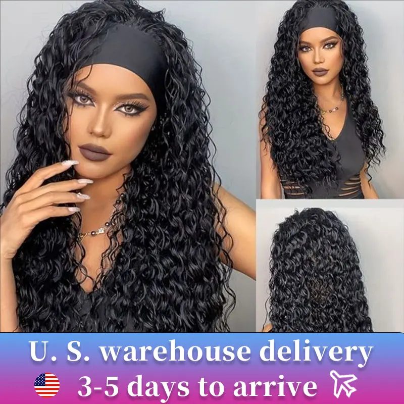 Deep Wave Frontal Wig 13X4 Hd Lace Frontal Wig Human Hair 100% Real Human Hair Wigs Water Wave Curly Lace Front Human Hair Wigs