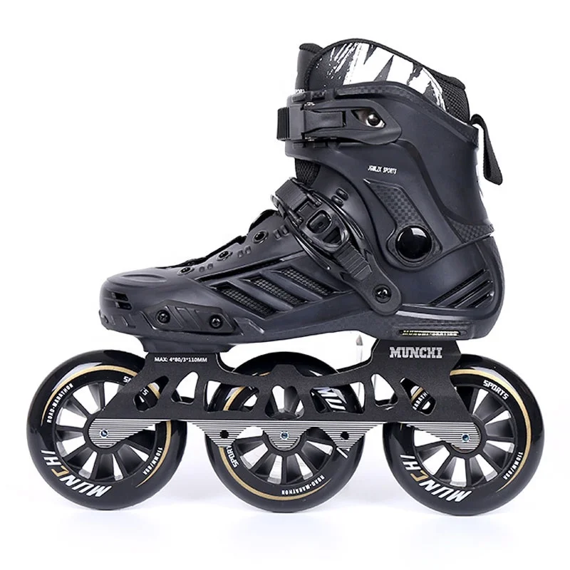 

High Quality Skate Inline Professional Speed Slalom Skate Roller Skating Man Roller Skate Shoes For Adult Man With 3 Wheels