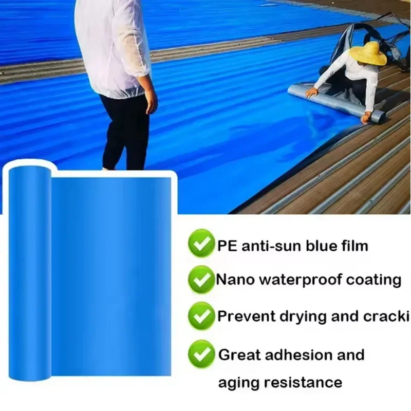 5/10m Waterproof Heat Insulation Adhesive Fix Tape For Wall Roof Leakproof Repair Tool Roof Color Steel Tile Leak Repair Tape