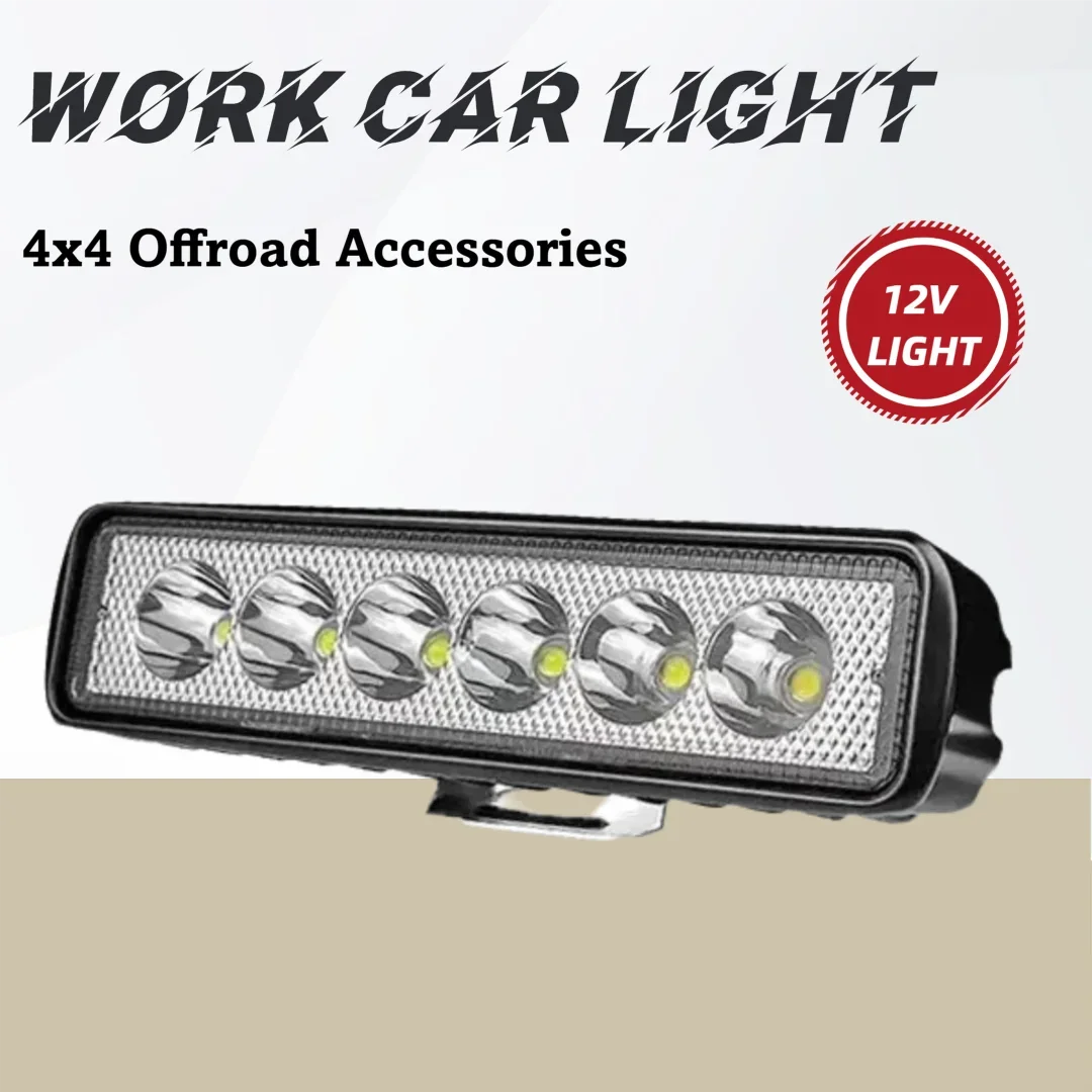 

6 LED Car Work Light High Bright Spotlight Universal Offroad Automobile Truck Driving Fog Headlights DRL Driving Lamp Light Bars