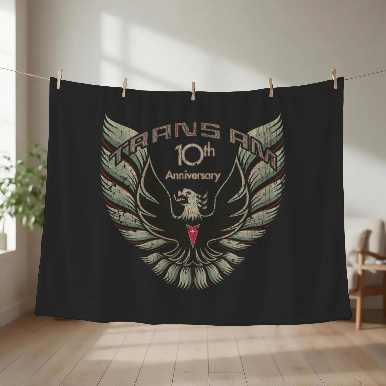 Trans Am 10th Anniversary 1979 Throw Blanket Winter beds wednesday Beach Stuffeds Blankets