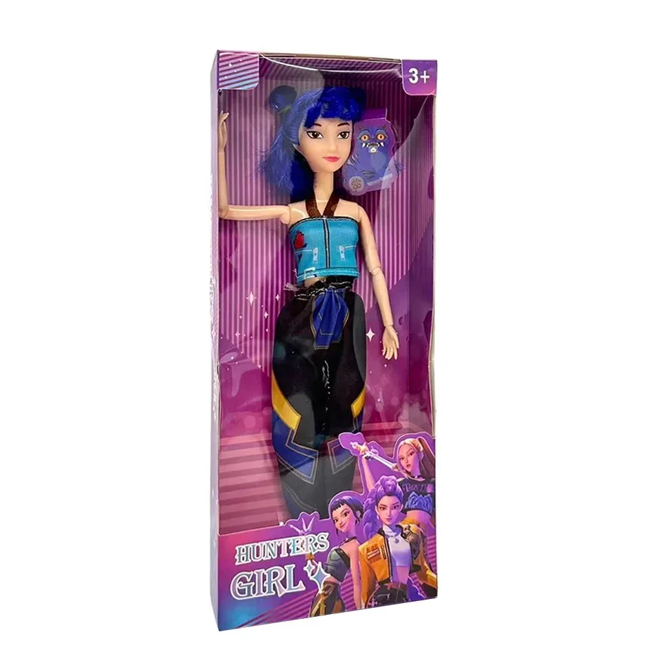 3 قطعة 30 سنتيمتر أنيمي KPop شيطان الصيادين فتاة مجموعة رومي ميرا زوي دمية من الفينيل تمثال الشكل عمل نماذج البلاستيكية لعبة الحلي هدية