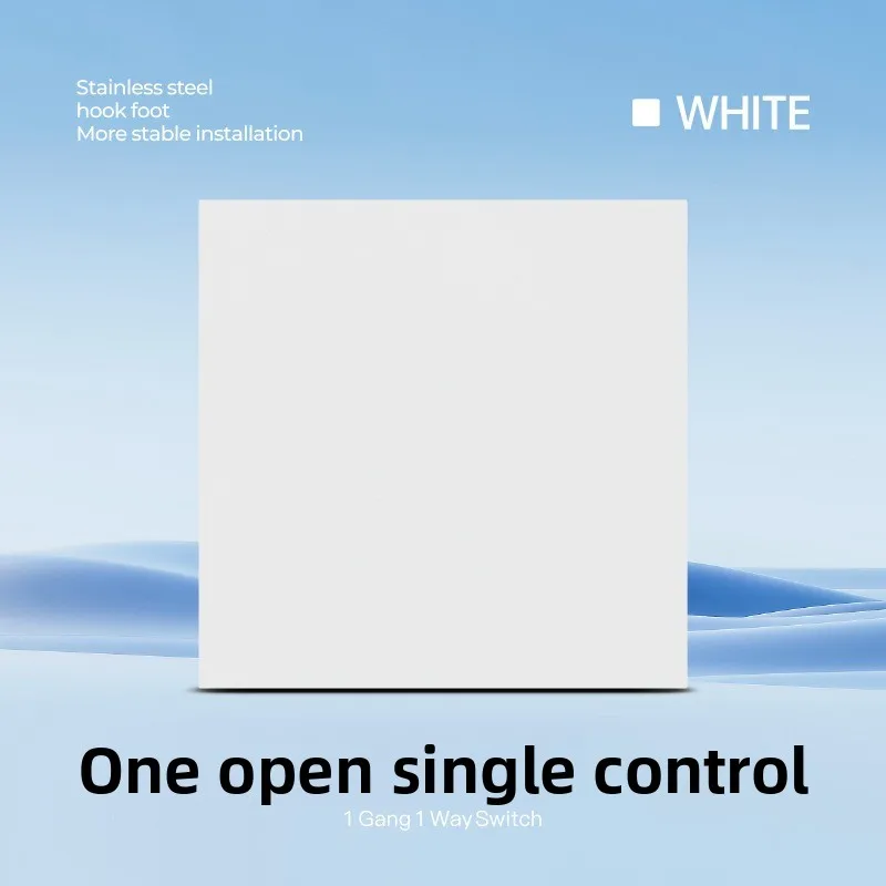 Switch Socket Panel Ultra-thin Large Board Plug-in 16A Multifunctional European English Standard USB in Stock