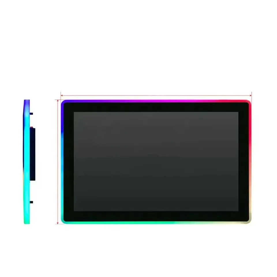 19/21.5/32/43 Inch Capacitive Touch Screen Led Digital Lighting Pcap Touch Screen Side Surrounding Led Strip Light Vertical Game