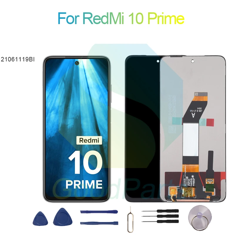 For RedMi 10 Prime LCD Display Screen 6.5