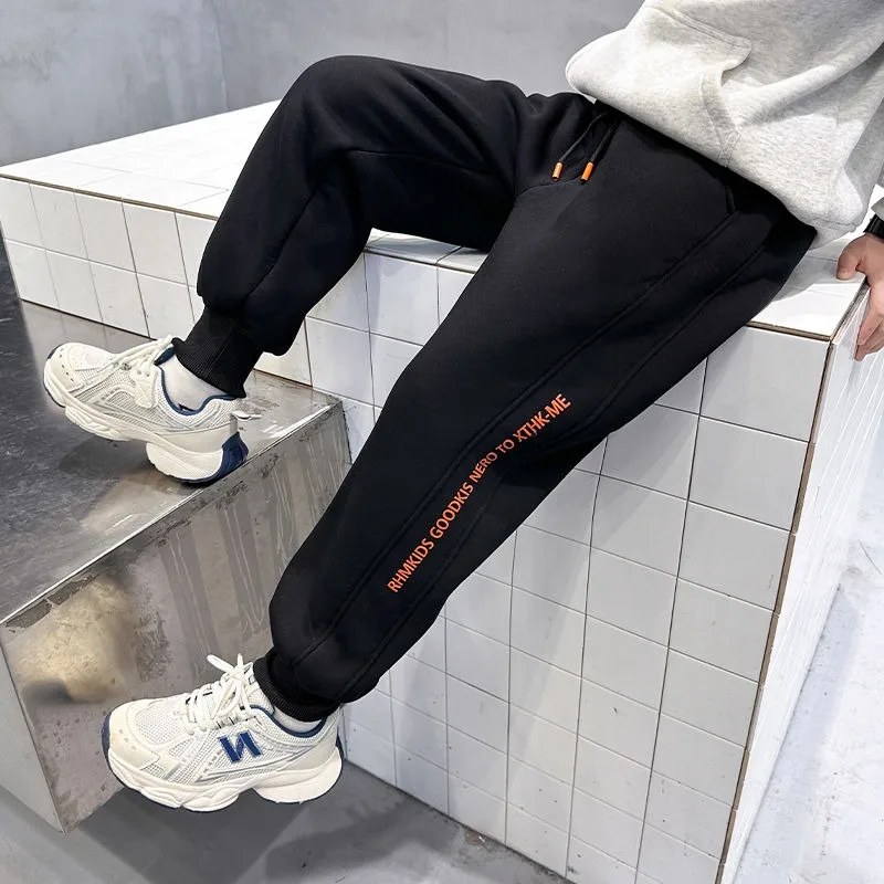 ركض شتوي للأولاد مبطن بالصوف الحراري الفاخر - دفء كامل الجسم مبطن فائق النعومة للأولاد التوأم، سراويل معزولة حراريًا #6