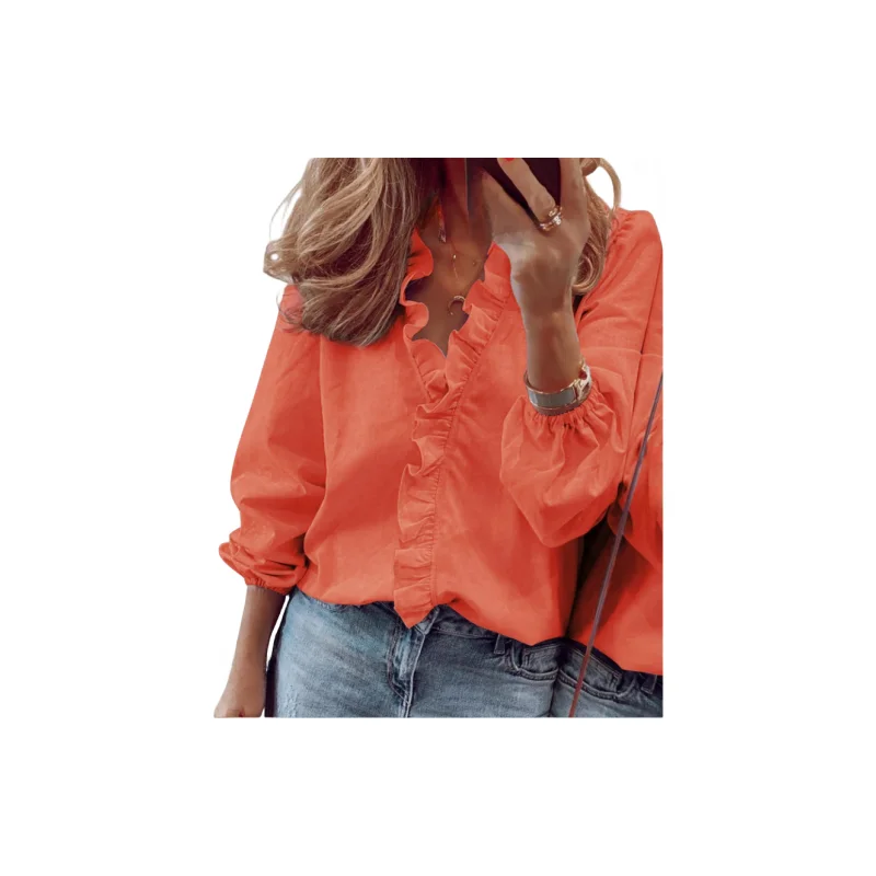 Lente Zomer Nieuwe Sle Long Sve Bloemenprint Overhead Kanten Rand Dames irt Katoen Materiaal Button up Casual irt